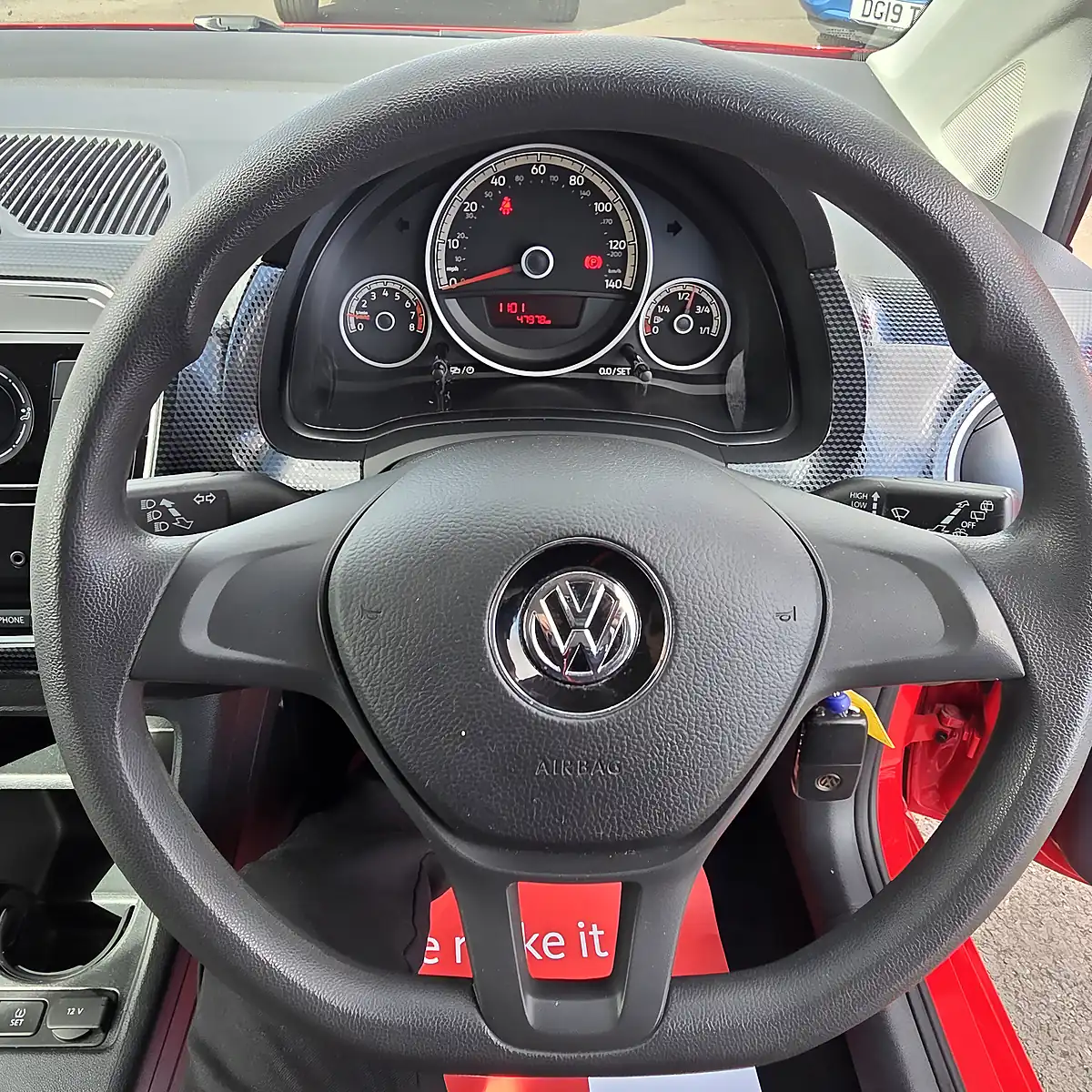 Used 2018 Volkswagen Move Up! Flame Red - Interior and Exterior details 16