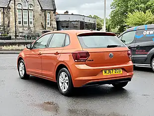 Used 2018 Volkswagen Polo Se Orange - Interior and Exterior details 13