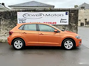 Used 2018 Volkswagen Polo Se Orange - Interior and Exterior details 3