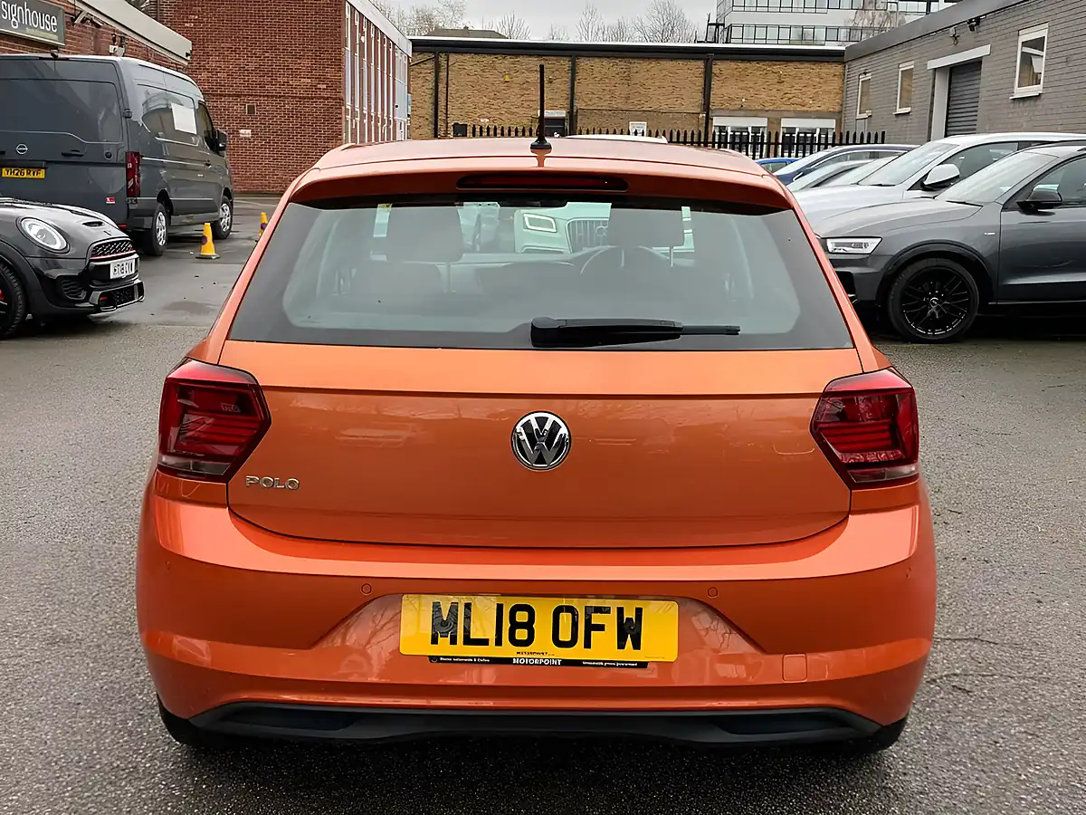 Used 2018 Volkswagen Polo Se Orange - Interior and Exterior details 11