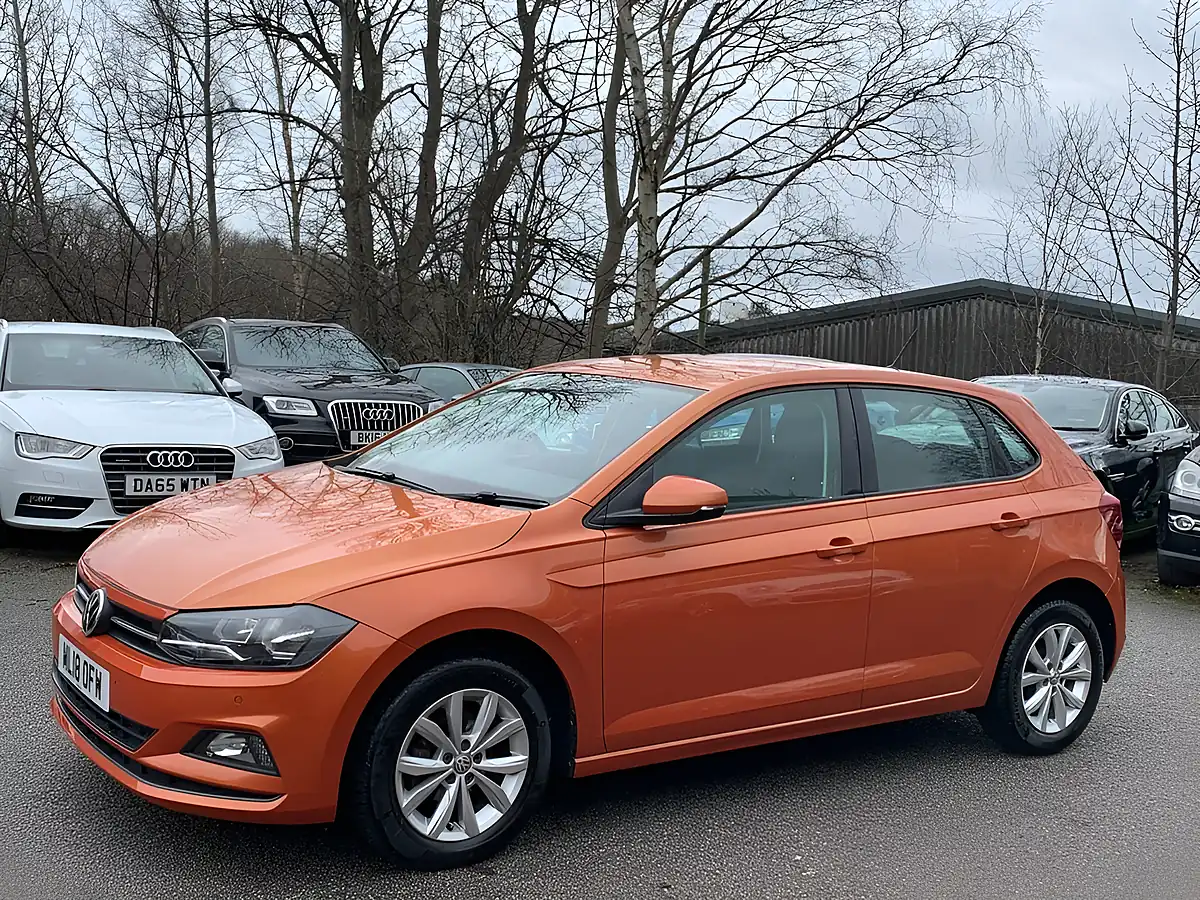 Used 2018 Volkswagen Polo Se Orange - Interior and Exterior details 2