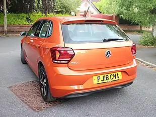 Used 2018 Volkswagen Polo Se Orange - Interior and Exterior details 5