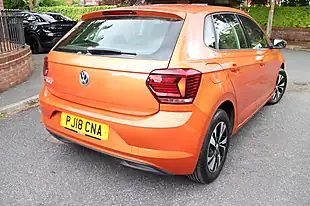 Used 2018 Volkswagen Polo Se Orange - Interior and Exterior details 6