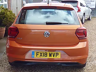 Used 2018 Volkswagen Polo Se Orange - Interior and Exterior details 5