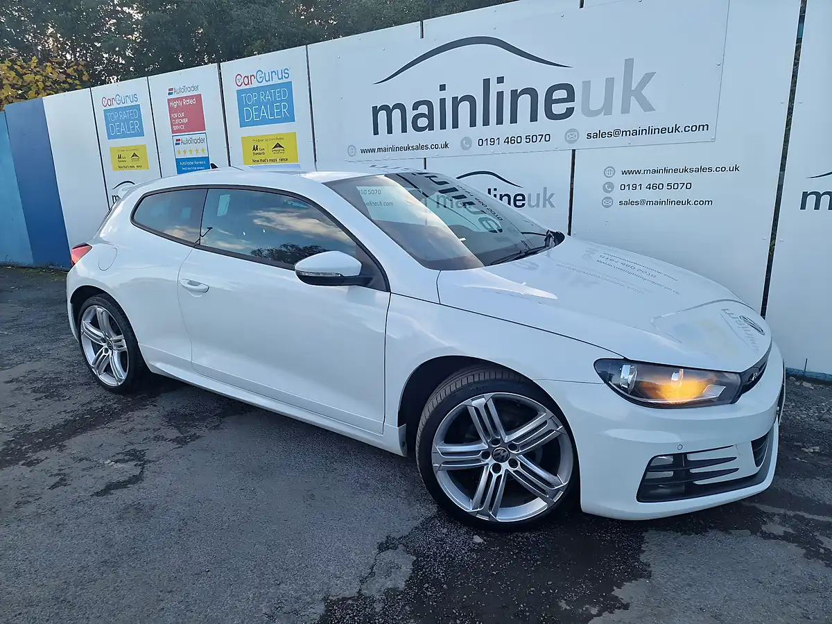 Used 2018 Volkswagen Scirocco R-Line White - Front View