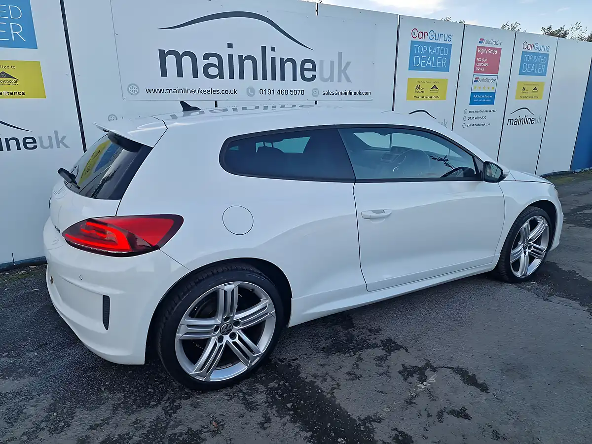 Used 2018 Volkswagen Scirocco R-Line White - Interior and Exterior details 10