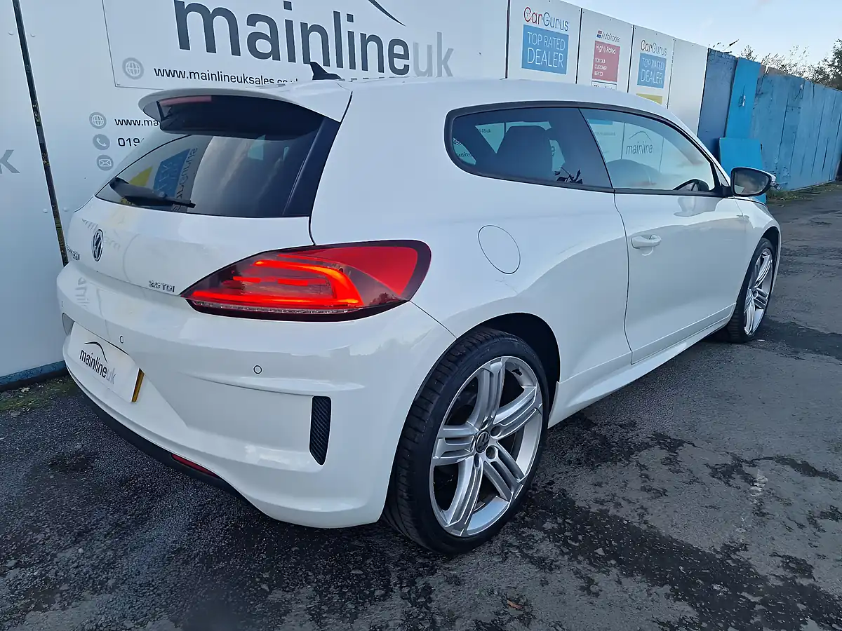 Used 2018 Volkswagen Scirocco R-Line White - Interior and Exterior details 11