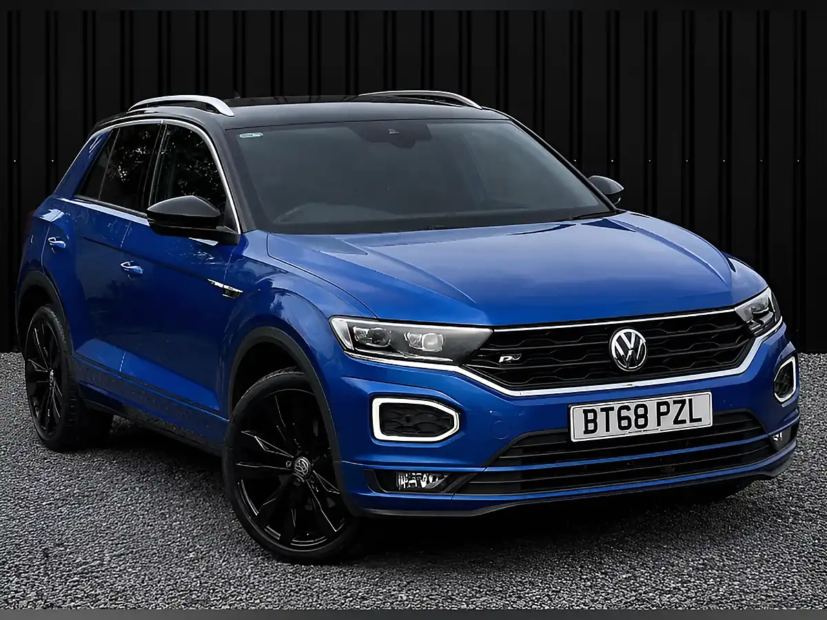 Used 2018 Volkswagen T-Roc R-Line Blue - Front View