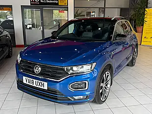 Used 2018 Volkswagen T-Roc R-Line Blue - Interior and Exterior details 6