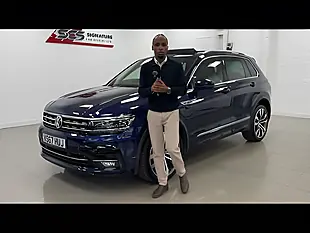 Used 2018 Volkswagen Tiguan R-Line Atlantic Blue - Interior and Exterior details 20