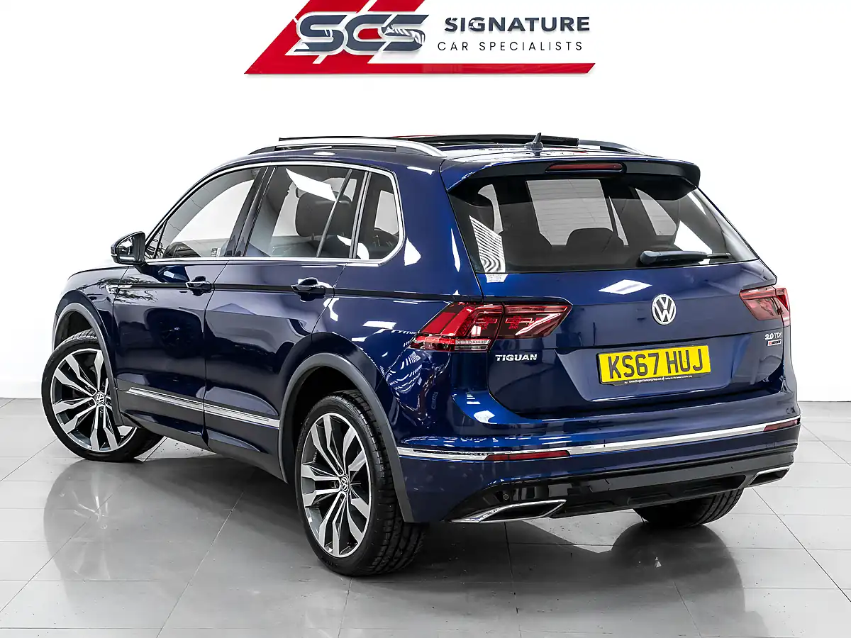 Used 2018 Volkswagen Tiguan R-Line Atlantic Blue - Interior and Exterior details 9