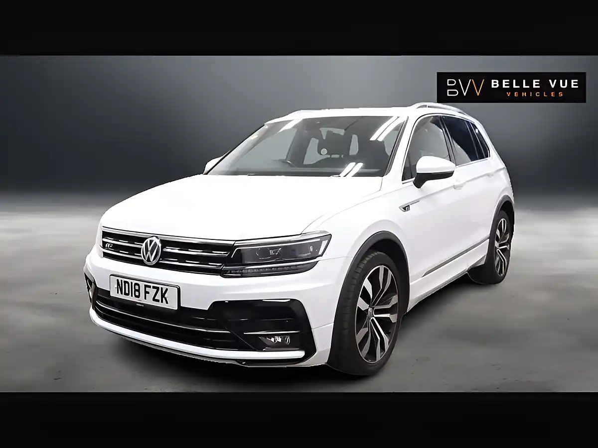 Used 2018 Volkswagen Tiguan R-Line Pure White - Interior and Exterior details 8