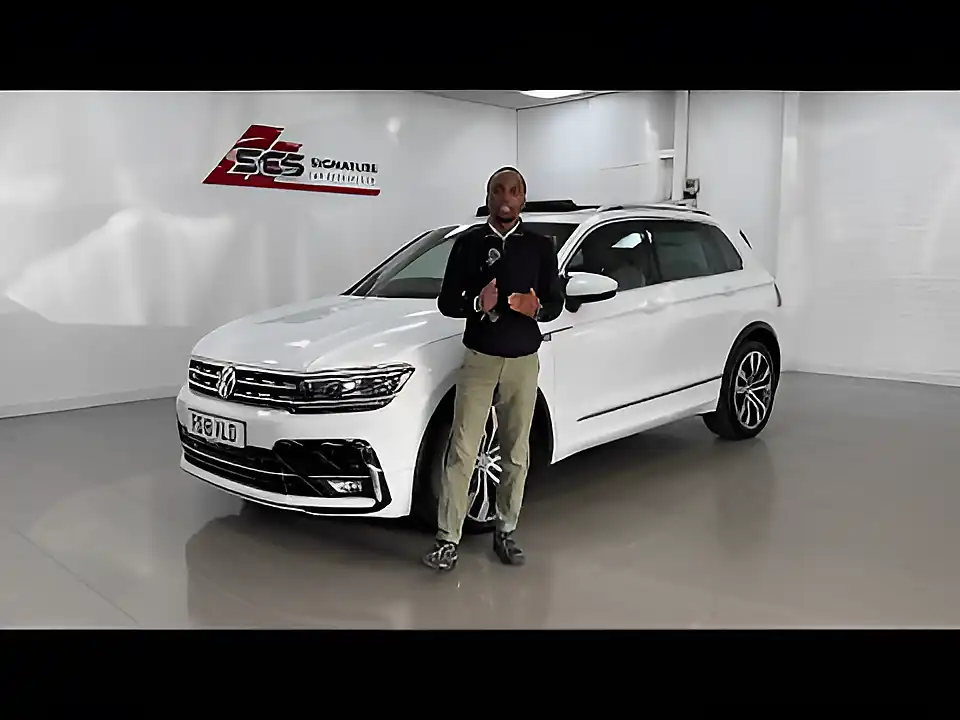 Used 2018 Volkswagen Tiguan R-Line Pure White - Interior and Exterior details 20