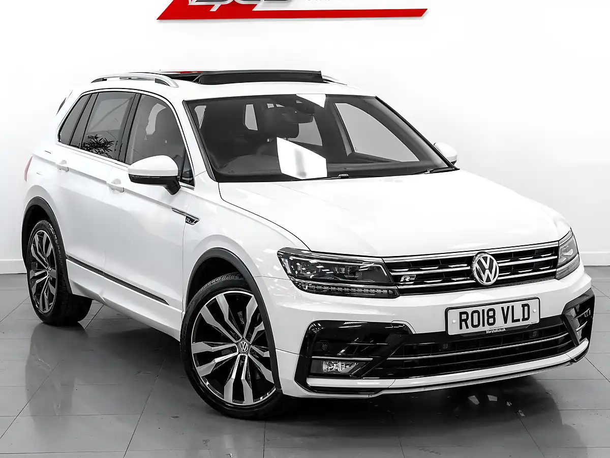 Used 2018 Volkswagen Tiguan R-Line Pure White - Interior and Exterior details 6
