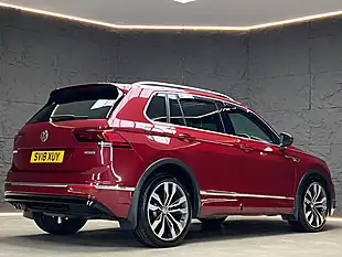 Used 2018 Volkswagen Tiguan R-Line Ruby Red - Interior and Exterior details 11