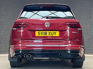 Used 2018 Volkswagen Tiguan R-Line Ruby Red - Interior and Exterior details 14