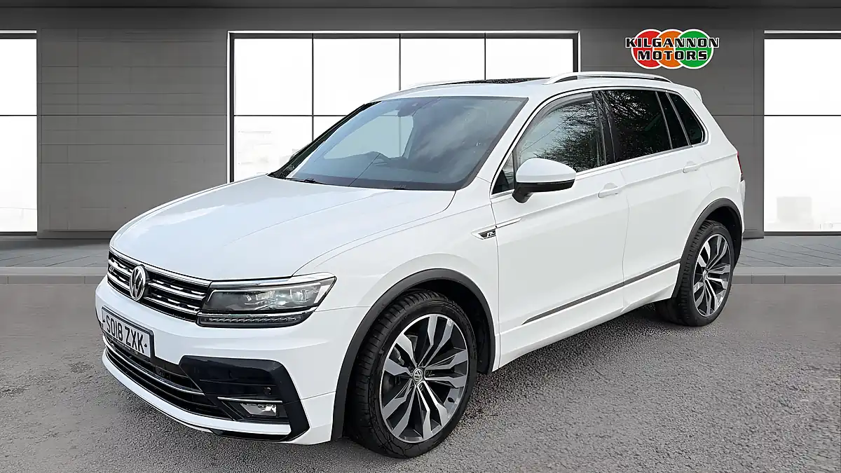 Used 2018 Volkswagen Tiguan R-Line White - Interior and Exterior details 17