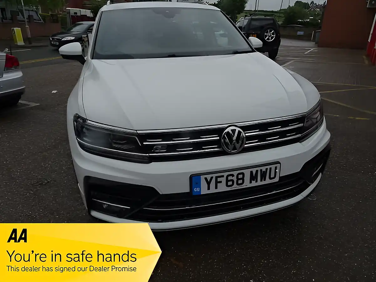 Used 2018 Volkswagen Tiguan R-Line White - Interior and Exterior details 2