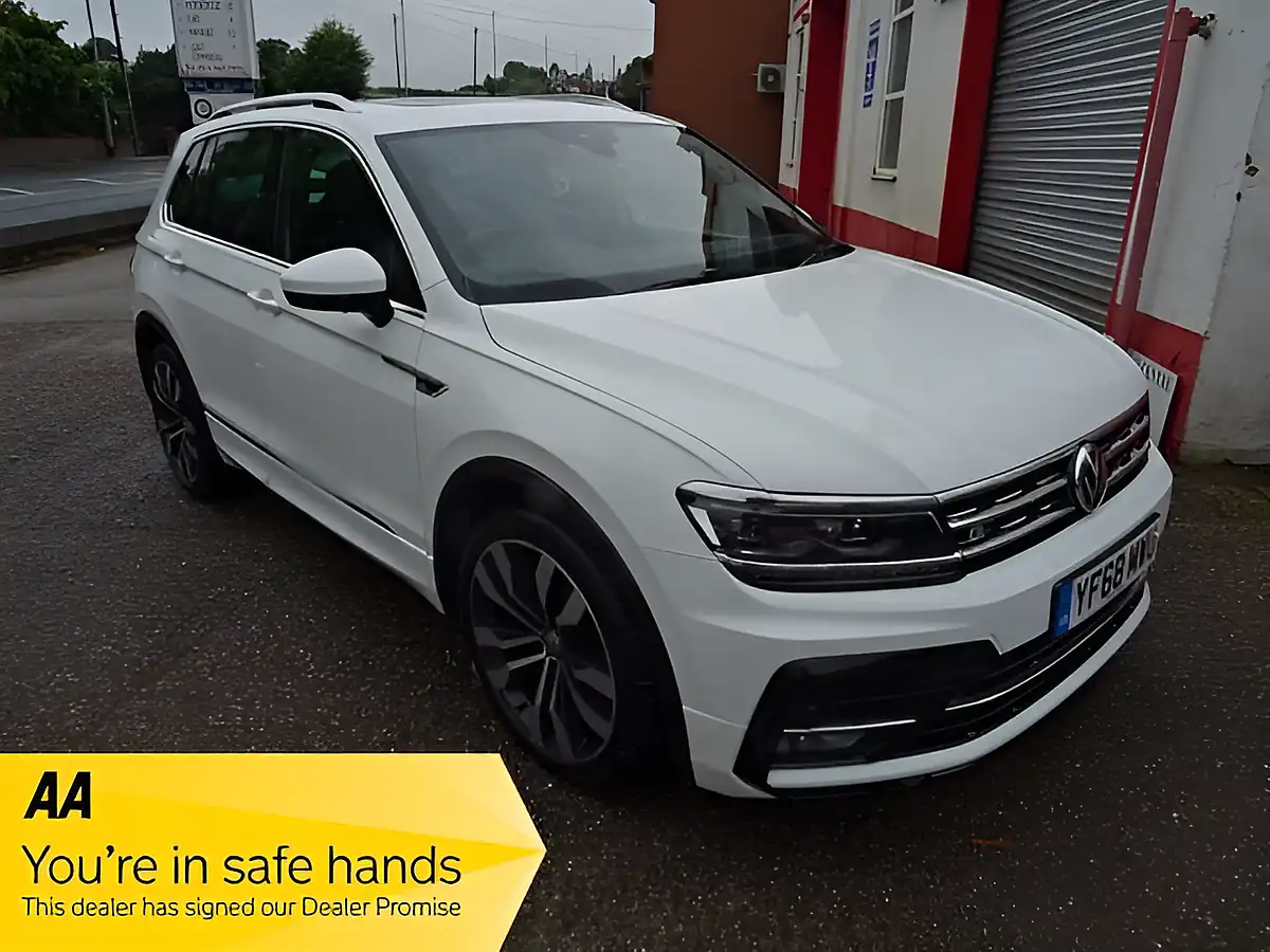 Used 2018 Volkswagen Tiguan R-Line White - Interior and Exterior details 3