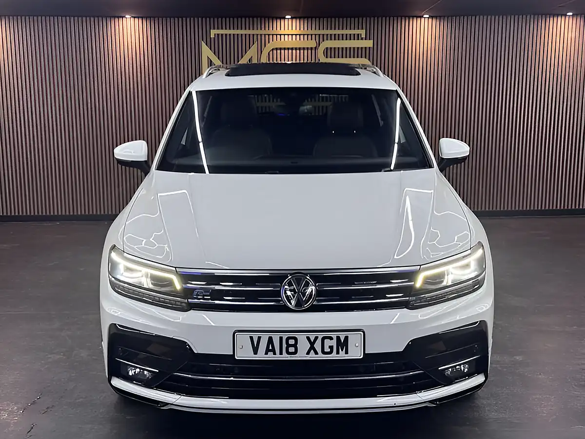 Used 2018 Volkswagen Tiguan R-Line White - Interior and Exterior details 2
