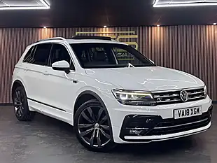 Used 2018 Volkswagen Tiguan R-Line White - Interior and Exterior details 3