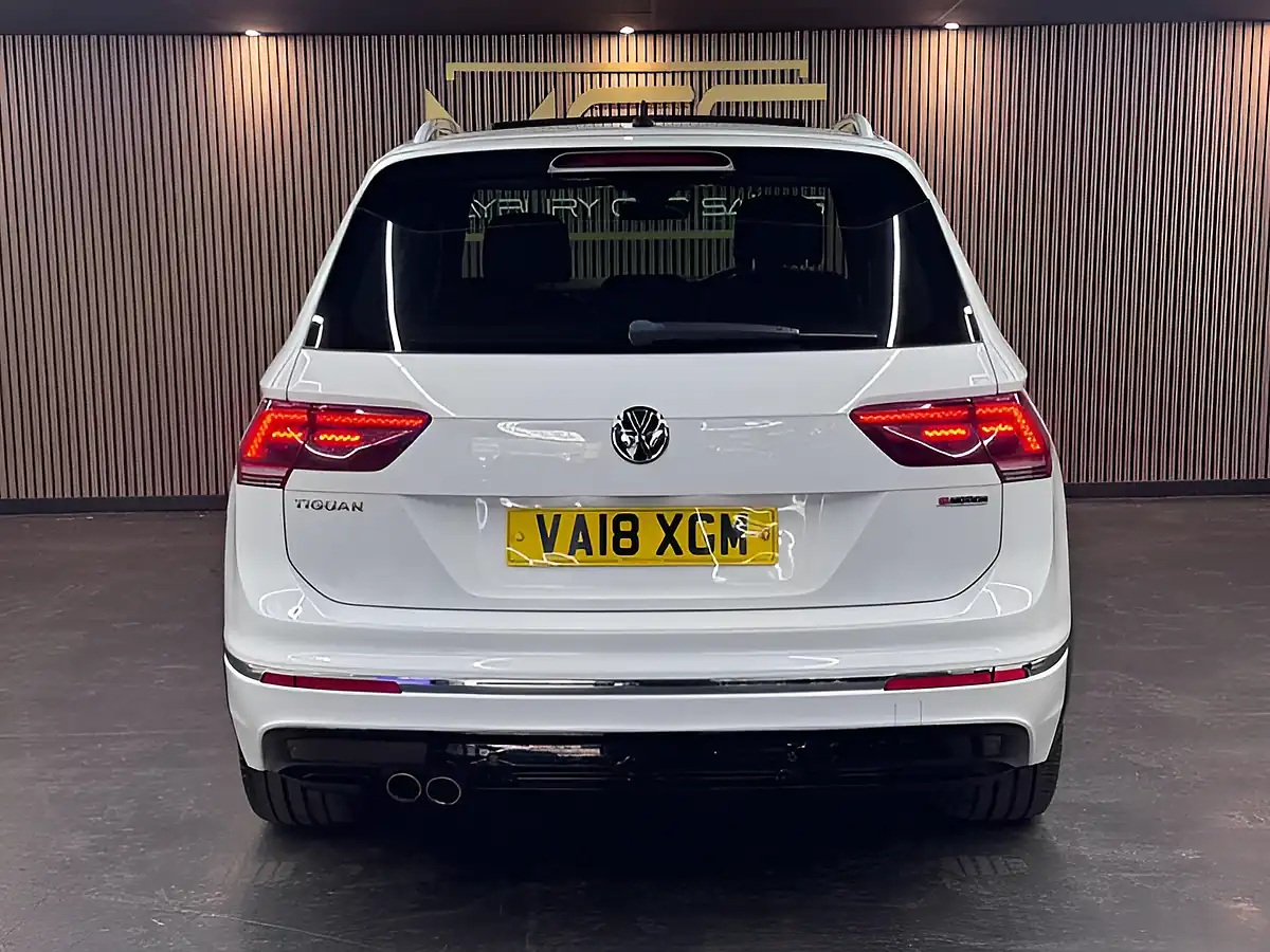 Used 2018 Volkswagen Tiguan R-Line White - Interior and Exterior details 6