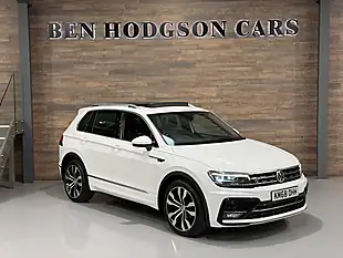 Used 2018 Volkswagen Tiguan R-Line White - Interior and Exterior details 2
