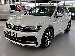 Used 2018 Volkswagen Tiguan R-Line White - Interior and Exterior details 10