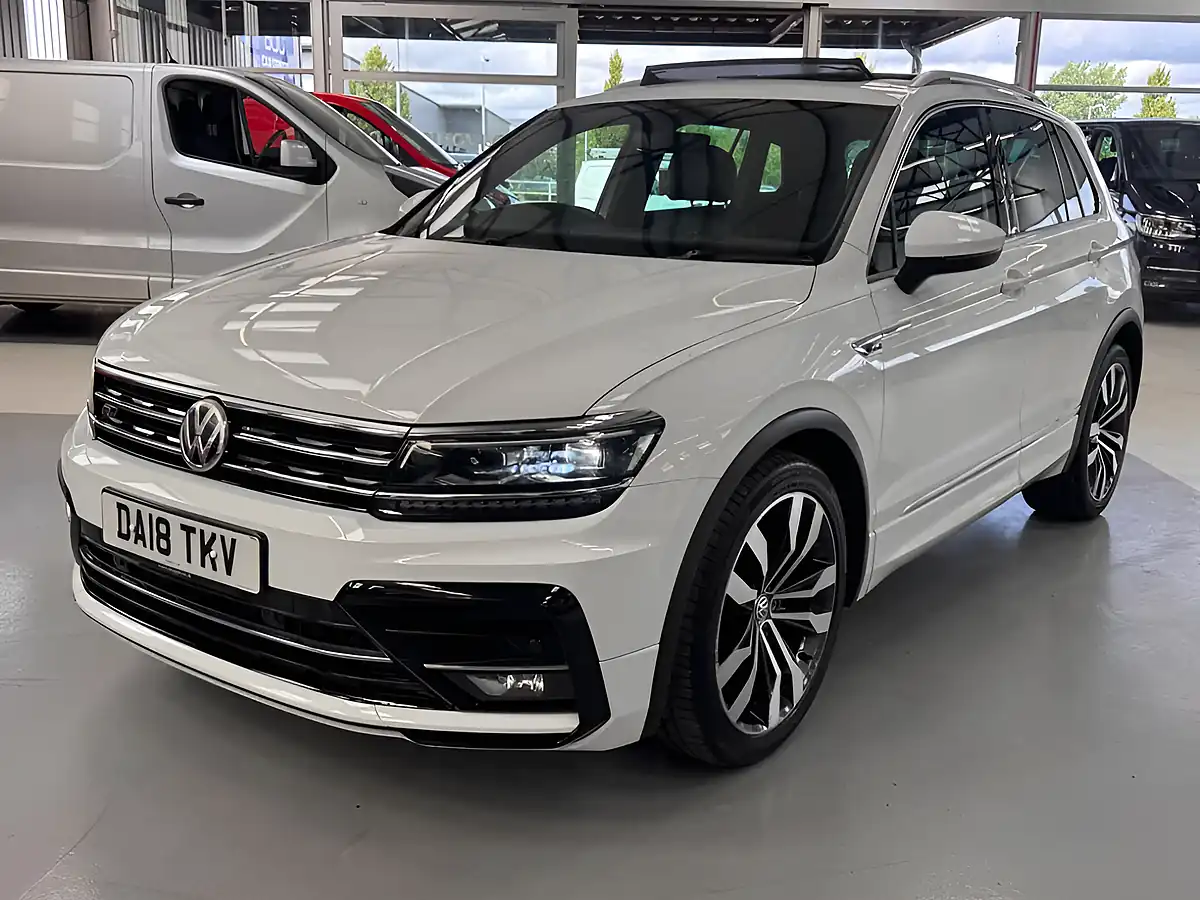 Used 2018 Volkswagen Tiguan R-Line White - Interior and Exterior details 10