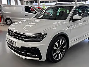 Used 2018 Volkswagen Tiguan R-Line White - Interior and Exterior details 3