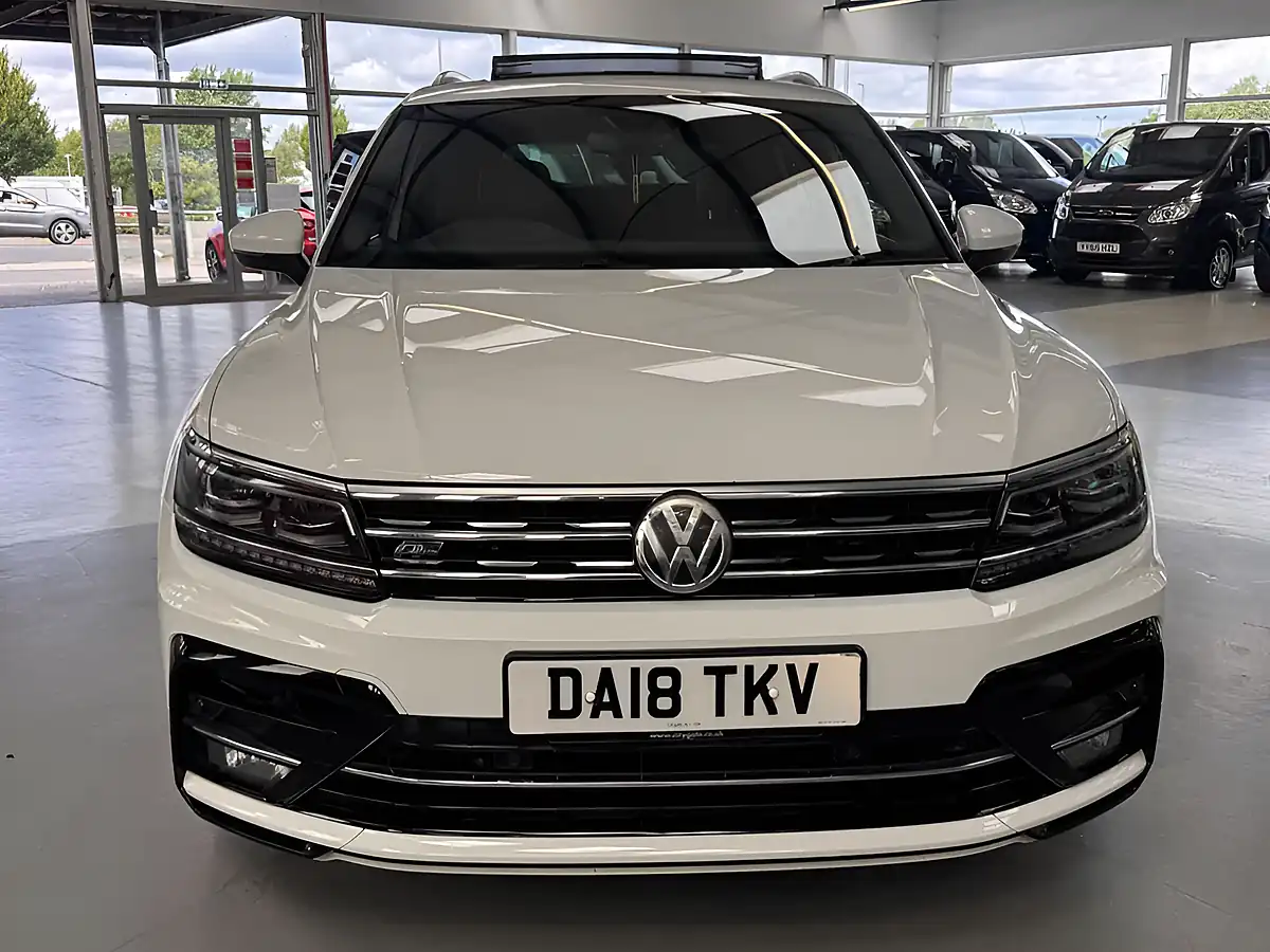 Used 2018 Volkswagen Tiguan R-Line White - Interior and Exterior details 5