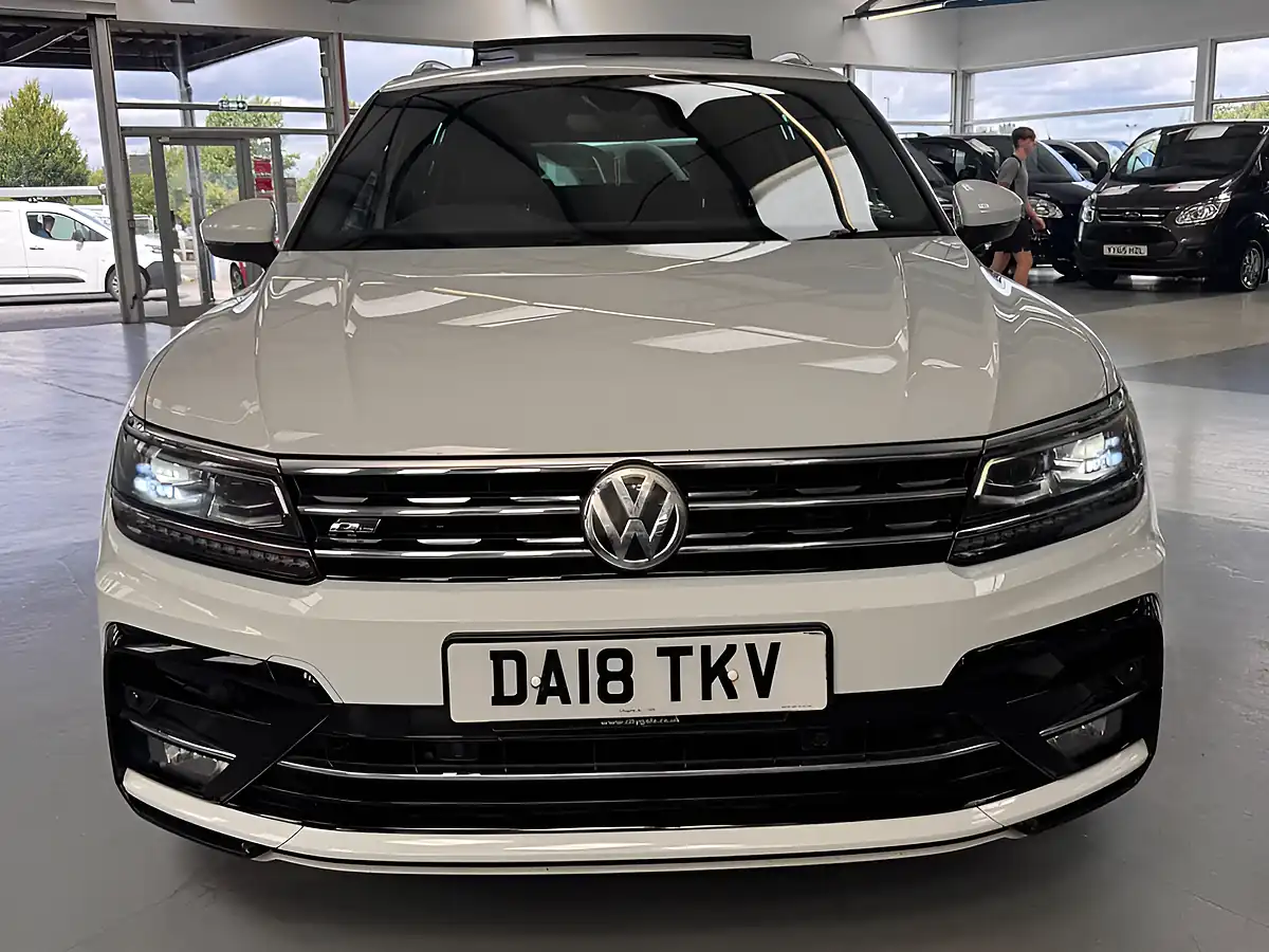 Used 2018 Volkswagen Tiguan R-Line White - Interior and Exterior details 6