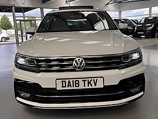 Used 2018 Volkswagen Tiguan R-Line White - Interior and Exterior details 7