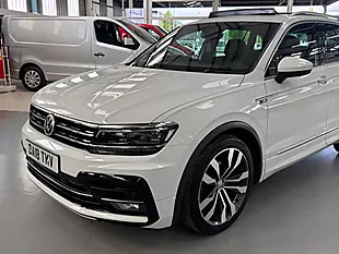 Used 2018 Volkswagen Tiguan R-Line White - Interior and Exterior details 8