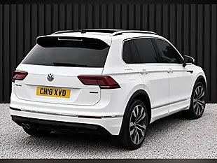 Used 2018 Volkswagen Tiguan R-Line White - Interior and Exterior details 8