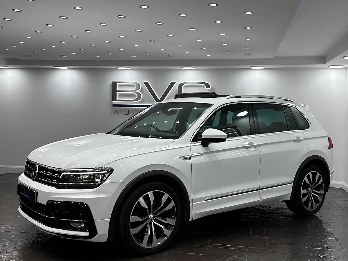 Used 2018 Volkswagen Tiguan R-Line White - Interior and Exterior details 5