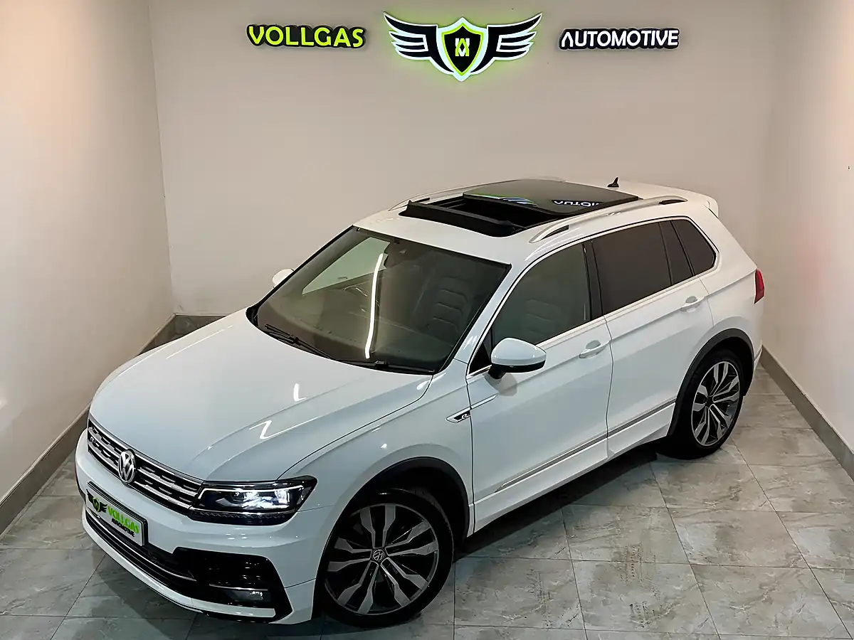 Used 2018 Volkswagen Tiguan R-Line White - Interior and Exterior details 3