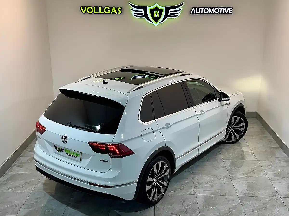 Used 2018 Volkswagen Tiguan R-Line White - Interior and Exterior details 6
