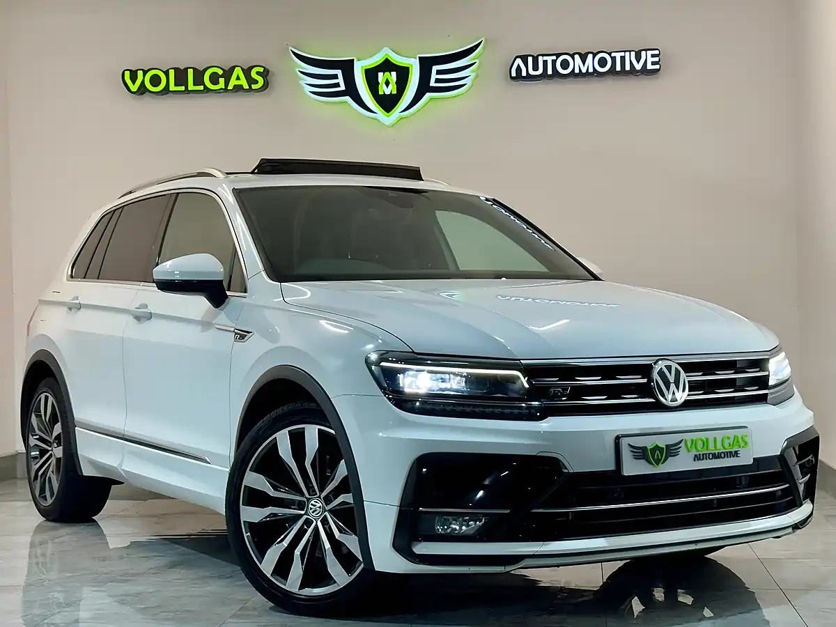 Used 2018 Volkswagen Tiguan R-Line White - Interior and Exterior details 7