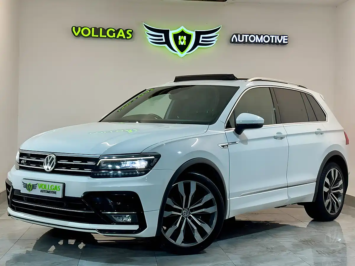 Used 2018 Volkswagen Tiguan R-Line White - Interior and Exterior details 8