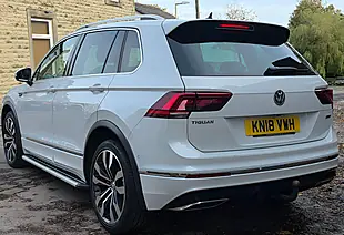 Used 2018 Volkswagen Tiguan R-Line White - Interior and Exterior details 4