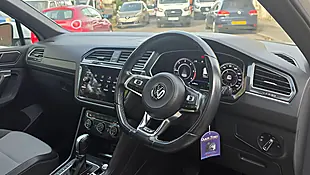 Used 2018 Volkswagen Tiguan R-Line White - Interior and Exterior details 9