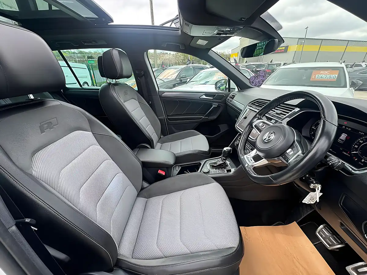 Used 2018 Volkswagen Tiguan R-Line White - Interior and Exterior details 16