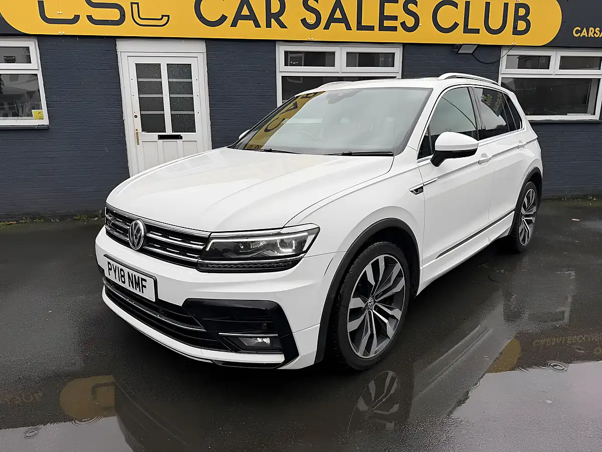 Used 2018 Volkswagen Tiguan R-Line White - Interior and Exterior details 2