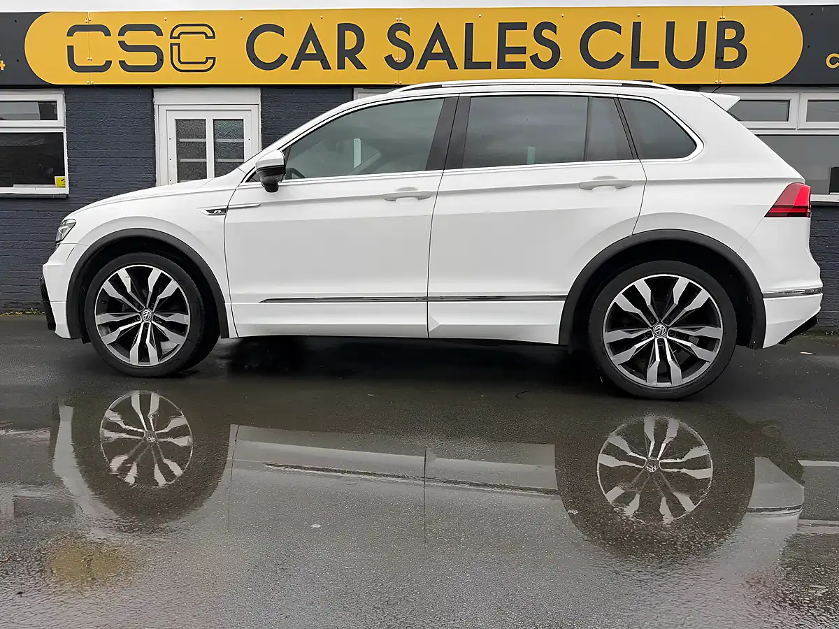 Used 2018 Volkswagen Tiguan R-Line White - Interior and Exterior details 4