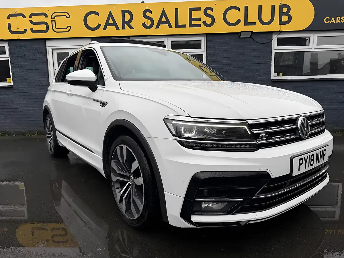 Used 2018 Volkswagen Tiguan R-Line White - Interior and Exterior details 5