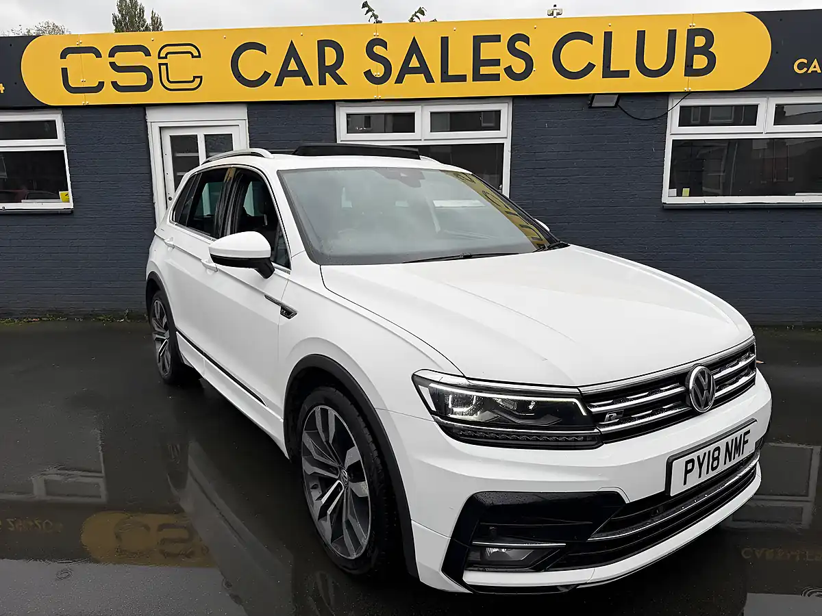 Used 2018 Volkswagen Tiguan R-Line White - Interior and Exterior details 6