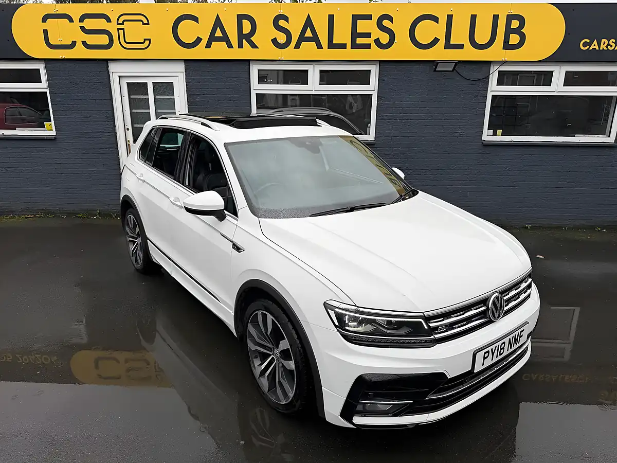 Used 2018 Volkswagen Tiguan R-Line White - Interior and Exterior details 7