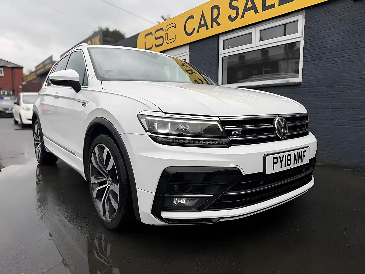 Used 2018 Volkswagen Tiguan R-Line White - Interior and Exterior details 8