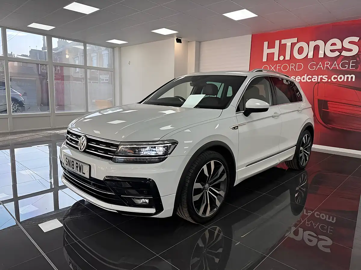 Used 2018 Volkswagen Tiguan R-Line White - Interior and Exterior details 18